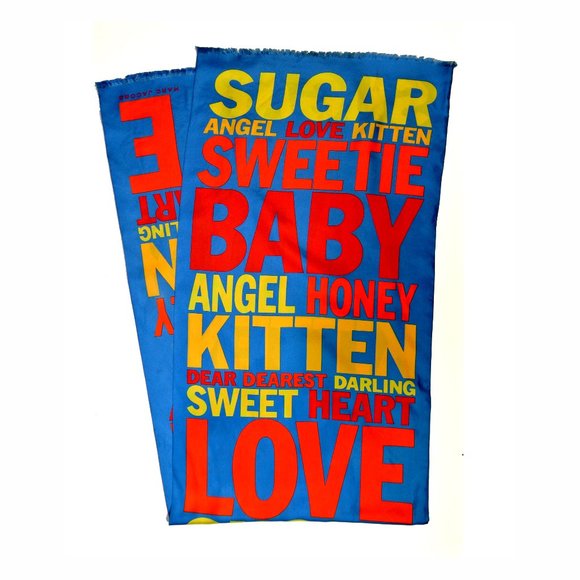 Vintage Marc Jacobs Sugar Scarf, 100% Silk, Long! - Picture 7 of 7